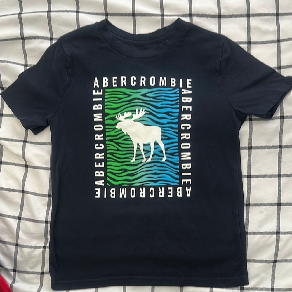 Preloved Abercrombie & Fitch Kids Navy Graphic T-Shirt